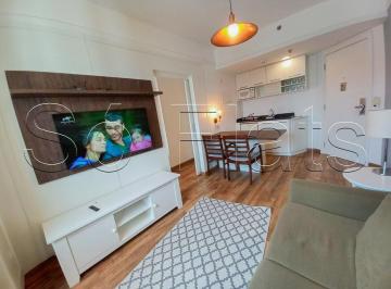 Apartamento · 33m² · 1 Quarto · 1 Vaga · Flat em Moema, São Paulo/SP de 33m² 1 quartos para locação R$ 3.800,00/mes