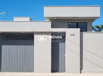 Casa · 114m² · 3 Quartos · 2 Vagas · Casa moderna 3/4 com suíte – 114m²
