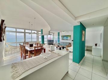 Apartamento · 131m² · 2 Quartos · 1 Vaga · Vista deslumbrante para o mar em 131m² no Embaré, 2 dorms sendo 1 suíte, 2 salas, próximo ao Canal 4