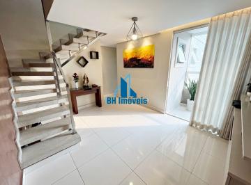 Apartamento · 131m² · 3 Quartos · 2 Vagas · Cobertura 03 quartos com suíte, 2 vagas cobertas e paralelas no bairro Castelo em Belo Horizonte/MG