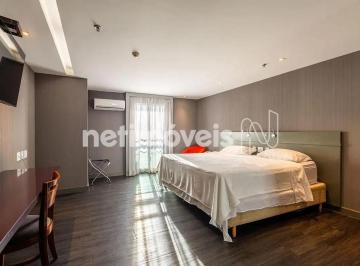 Quarto e escritório · SHN - Grand Mercure - Flat - 34m² - Reformado - Mobiliado - Vista livre
