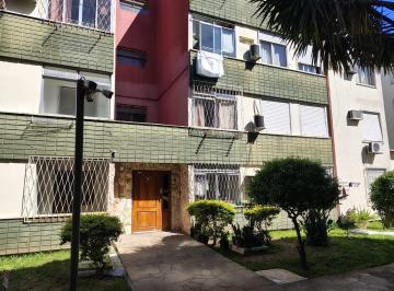 Apartamento · 46m² · 2 Quartos · Apartamento de 2 dormitórios, living, cozinha, área de serviço e banheiro social.