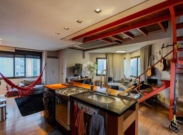 Apartamento · 93m² · 1 Quarto · 2 Vagas · Duplex 1 dorm, 2 vagas Tres figueiras
