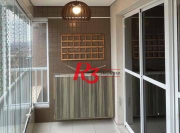 da3f45386f541888070421d5240af5336bd07872 · Apartamento com 3 dormitórios à venda, 92 m² por R$ 899.000,00 - Encruzilhada - Santos/SP