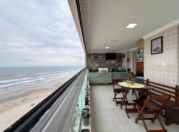 Varanda Gourmet · Apartamento FRENTE MAR com 3 dormitórios e elevador privativo à venda, 111 m² por R$ 1.490.000 - Mir