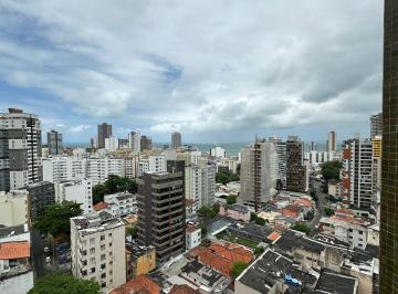 Apartamento de 3 quartos, Salvador · Apartamento 124m² na Barra, 3/4 (2 Suítes), Vista Mar, Reformado, 1 Vaga