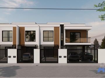 Casa · 77m² · 2 Quartos · 1 Vaga · Sobrado Geminado em Enseada, São Francisco do Sul/SC