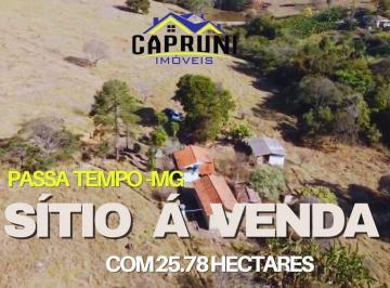 Rural · 257895m² · 3 Quartos · Sítio á venda com 25.78 hectares - Passa Tempo 