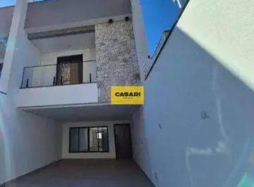 Casa · 230m² · 3 Quartos · 4 Vagas · Sobrado à venda - 3 suítes - Jardim Bela Vista, Santo André;