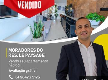 Apartamento de 1 quarto, Águas Claras · 1 QUARTO TOTALMENTE MOBILIADO COM 2 VAGAS NO RESIDENCIAL LE PAYSAGE