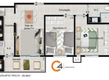 Apartamento · 55m² · 2 Quartos · 1 Vaga · Apartamentos Padrão em Ribeirão Preto