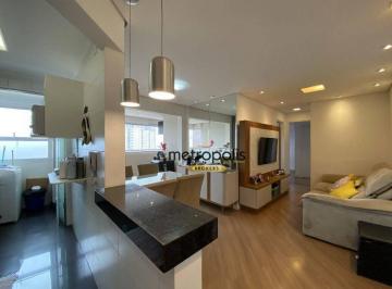 Cozinha e Sala · Apartamento à venda, 61 m² por R$ 570.000,00 - Campestre - Santo André/SP