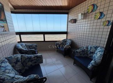 5bacdaab10db33d2c6aad93bf4651c1c370d5579 · Apartamento FRENTE MAR com 3 dormitórios à venda, 110 m² por R$ 950.000 - Caiçara - Praia Grande/SP