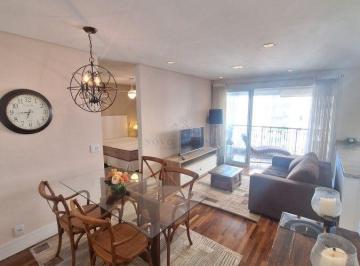 Imagem da sala de dois ambientes · APARTAMENTO PARA LOCAÇÃO | Alpha Park – Sítio Tamboré, Alphaville – Barueri/SP
