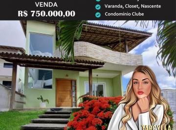 Foto 01 · Casa residencial Triplex Condomínio Caji para Venda Caji, Lauro de Freitas