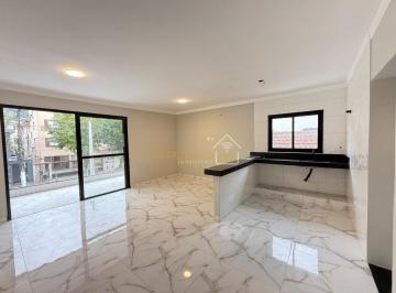 Casa · 133m² · 3 Quartos · 1 Vaga · Casa Sobreposta alta 3 quartos - Marape - Santos