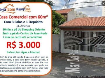 12343ab8f0f623a702cfe56a97263edd647ad3ed · Casa para alugar, 60 m² por R$ 3.000,01/mês - Jardim América - São José dos Campos/SP