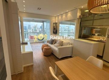 Apartamento · 51m² · 1 Quarto · 1 Vaga · Flat para locação no Brooklin - Edifício Mandarim