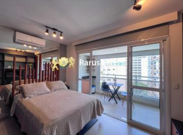 Apartamento · 28m² · 1 Quarto · 1 Vaga · Lindo flat com varanda para alugar no Campo Belo - Stay Aeroporto
