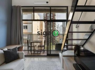Apartamento · 35m² · 1 Quarto · Studio diferenciado em Pinheiros com pé-direito alto e excelente localização!