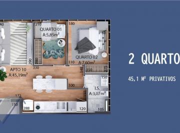 4a873e745f69ec44632584d906da5ad4255bc74a · Apartamento com 2 dormitórios à venda, 45 m² por R$ 700.000,00 - Centro - Cascavel/PR