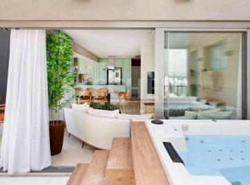 Apartamento · 264m² · 3 Quartos · 4 Vagas · Cobertura a venda mobiliada no Brooklin, 3 suítes, varanda gourmet, elevador privativo