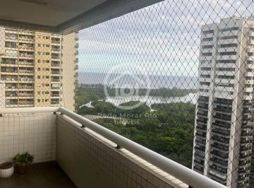 Apartamento · 124m² · 3 Quartos · 2 Vagas · Lagoa Azul - Apartamento com 3 quartos para vender na Barra da Tijuca, 124m2, Lagoa Azul, Pedra de I