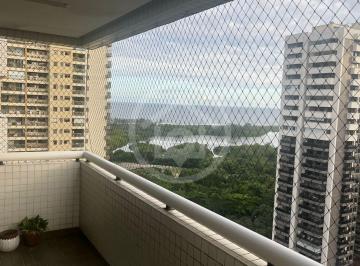 Apartamento · 124m² · 3 Quartos · 2 Vagas · Lagoa Azul - Apartamento com 3 quartos para vender na Barra da Tijuca, 124m2, Lagoa Azul, Pedra de I