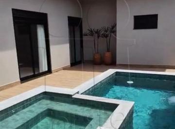 Piscina · Casa de Luxo em Condomínio à Venda em Limeira-SP - 3 Quartos, 3 Suítes, 2 Salas, 2 Vagas de Garagem,