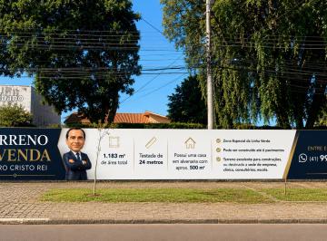 Terreno , Curitiba · Área no Cristo Rei com 1183 m2