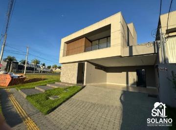 Casa · 232m² · 4 Quartos · 4 Vagas · BELÍSSIMO SOBRADO COM 4 SUÍTES MAIS ESCRITÓRIO NO JARDINS CAPRI - SENADOR CANEDO GO.