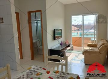 Foto 01 · Casa em Condomínio à venda em Praia Grande-SP, Bairro Maracanã! 1 quarto, sala 2 ambientes com sacad