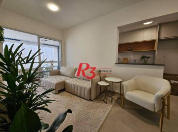 258cc274e08b5828f03229216dbf6832791e5582 · Apartamento com 1 dormitório à venda, 60 m² por R$ 890.000,00 - Boqueirão - Santos/SP