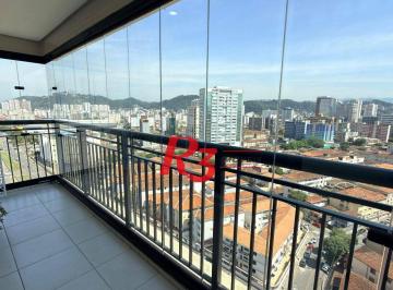 c5f55e0a88bffa546e486c3cf79a5e25302f5cea · Apartamento à venda, 80 m² por R$ 890.000,00 - Gonzaga - Santos/SP