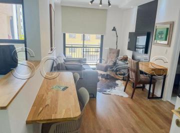 Apartamento · 37m² · 1 Quarto · 1 Vaga · Flat em Indianópolis, São Paulo/SP de 37m² 1 quartos para locação R$ 3.750,00/mes