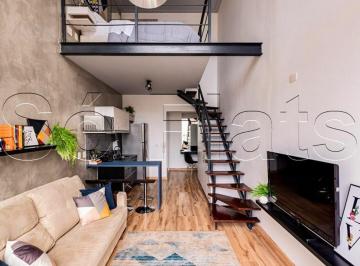 Apartamento · 47m² · 1 Quarto · 1 Vaga · Duplex mobiliado no Brooklin à venda.