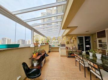 Apartamento · 260m² · 4 Quartos · 5 Vagas · Apartamento Penthouse à Venda - 3 Suítes, 5 Vagas e Área Gourmet Privativa Vila Romana- SP