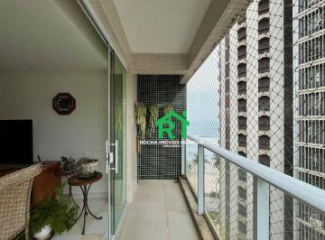Sacada · Apartamento à beira mar com 2 quartos (1 suíte), 1 vaga à venda em Jardim Astúrias, Guarujá
