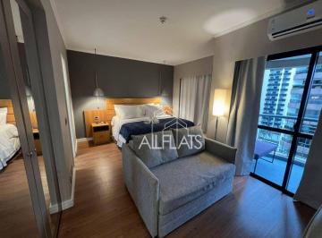 Quarto integrado · Apartamento com 1 quarto para alugar, 36 m² - Itaim Bibi - São Paulo/SP