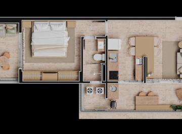 Apartamento · 49m² · 1 Quarto · 1 Vaga · Lançamento Exclusivo: EDIFÍCIO 29 TRÊS MEIA