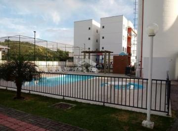 Apartamento · 50m² · 2 Quartos · Apto Semi Mobiliado, c/ sacada de Frente para a Rua - Aririu - Palhoça - SC