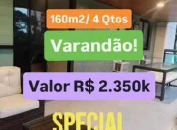 Apartamento · 160m² · 4 Quartos · 2 Vagas · Vendo 4 Quartos na Praia da Barra da Tijuca! Valor Imperdível!!