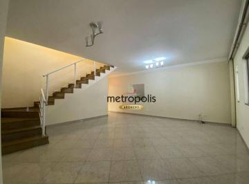 Sala · Sobrado com 4 dormitórios para alugar, 196 m² por R$ 7.125,52/mês - Osvaldo Cruz - São Caetano do Su