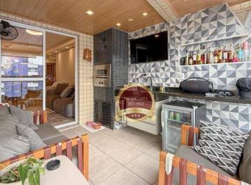 6a8303d30450a45f674da00372a90398eaf43e25 · Apartamento com 3 dormitórios à venda, 119 m² por R$ 890.000,00 - Aviação - Praia Grande/SP