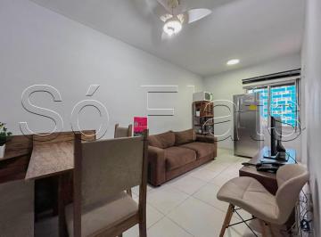 Apartamento · 35m² · 1 Quarto · 1 Vaga · São Paulo Suíte Service, flat disponível para locação contendo 35m², 01 dormitório e 01 vaga.
