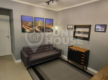 Apartamento · 38m² · 1 Quarto · 1 Vaga · Apartamento Mobiliado para Locação na Vila Mariana, a 400m do Metrô Ana Rosa