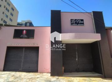 Comercial · 130m² · Salão para Alugar no Bairro Vila Itapura em Campinas