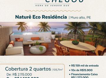Apartamento de 2 quartos, Ipojuca · MEGA OFERTA 2.115.000 POR 1.590.000 -Naturê Eco Residência- Muro Alto-Ipojuca-PE