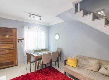Casa · 78m² · 3 Quartos · 2 Vagas · Sobrado com 3 dormitórios à venda, 78 m² por R$ 586.000,00 - Vila Alice - Santo André/SP