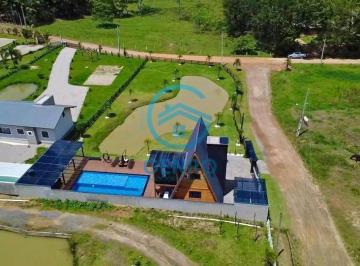 Rural · 1890m² · 1 Quarto · Chalé Mobiliado com Piscina Aquecida, Lagoa e Terreno de 1.890m² à venda em Canelinha/SC